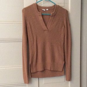 Cognac tan knit sweater